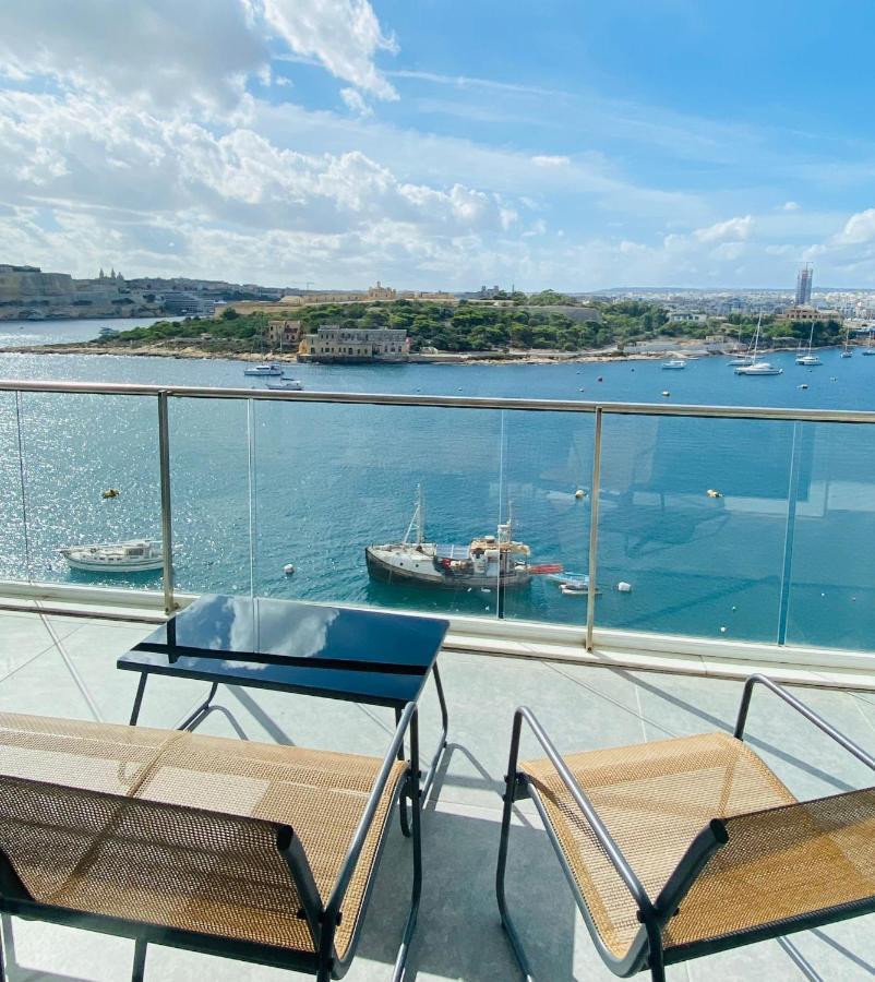 Sliema Seaview Apartment- Valletta Views - Apt 8, 49 Tigne Point Mansions Esterno foto